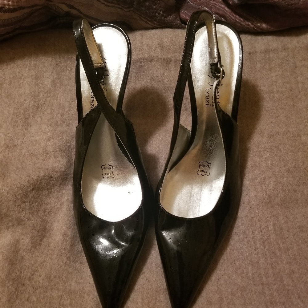 Cathy Jeans Black High Heels